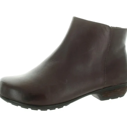 EZRA Leather Ankle Boots