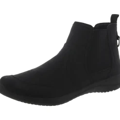 Faine Faux Leather Pull On Booties