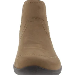 Faine Faux Leather Pull On Booties