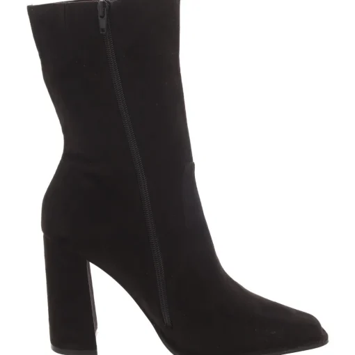 Fairy Faux Suede Square Toe Mid-Calf Boots