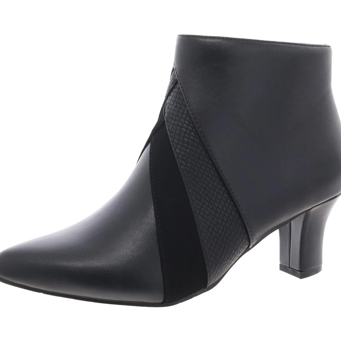 FALCON Snake Print Ankle Boots