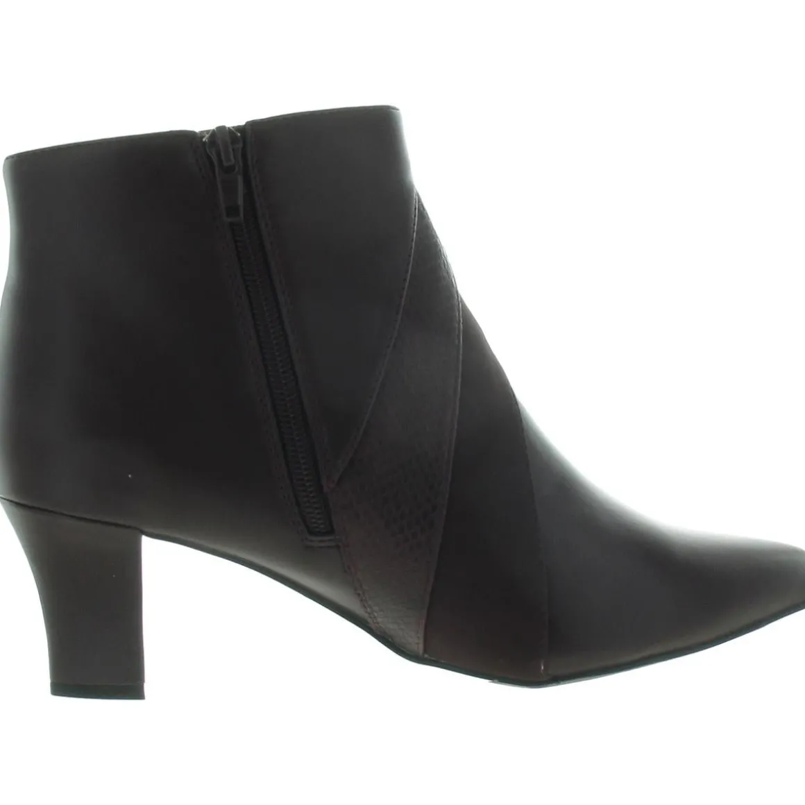 FALCON Snake Print Ankle Boots