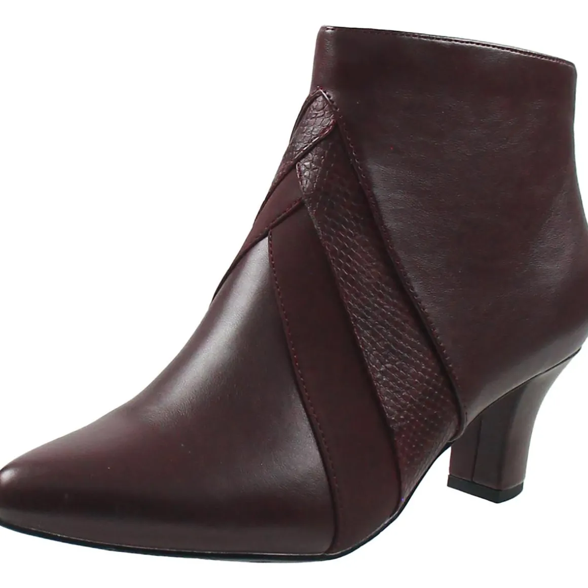 FALCON Snake Print Ankle Boots