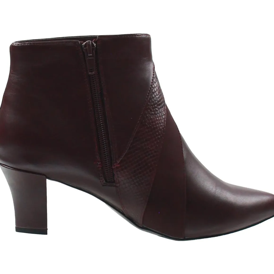 FALCON Snake Print Ankle Boots