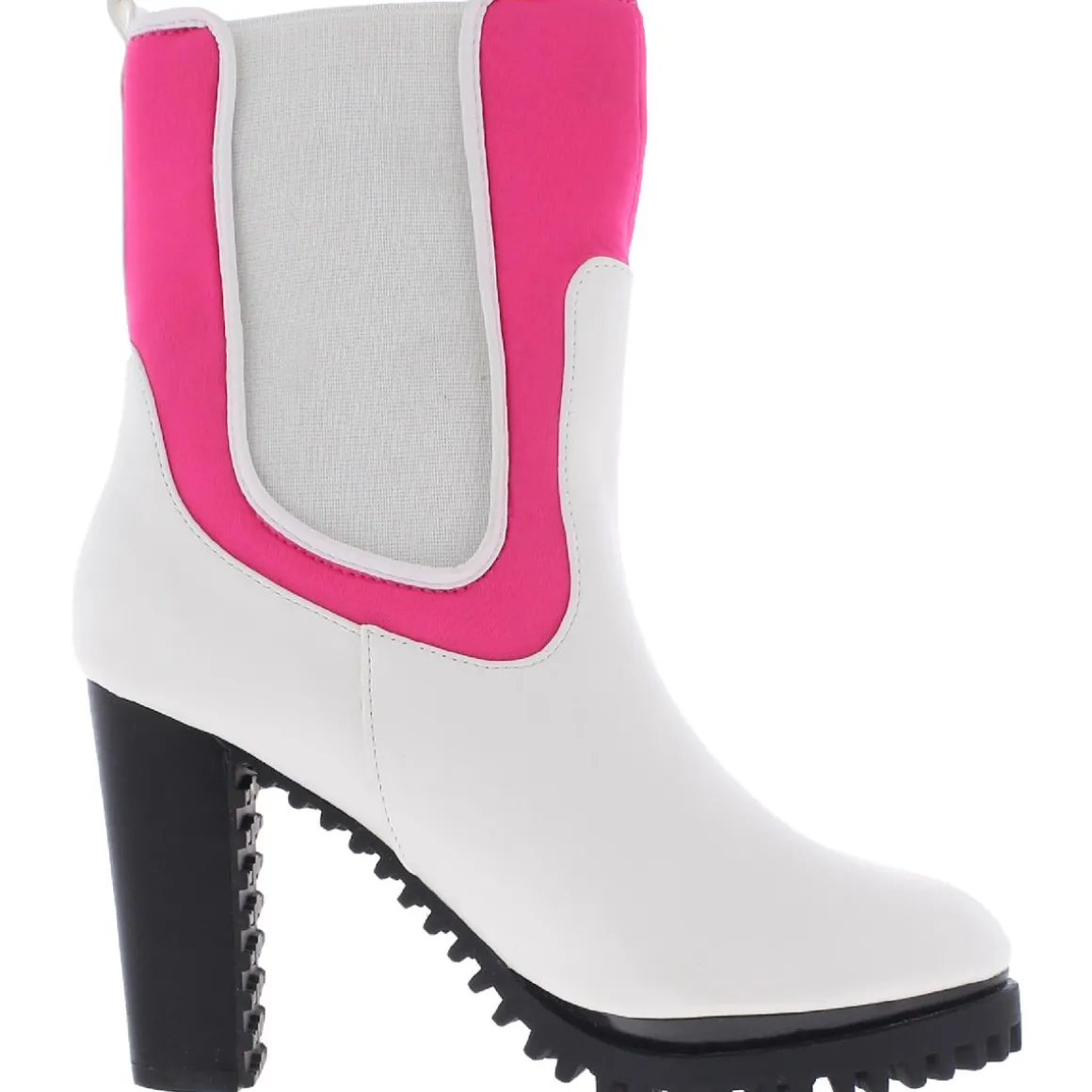 Fargo Faux Leather Slip On Mid-Calf Boots