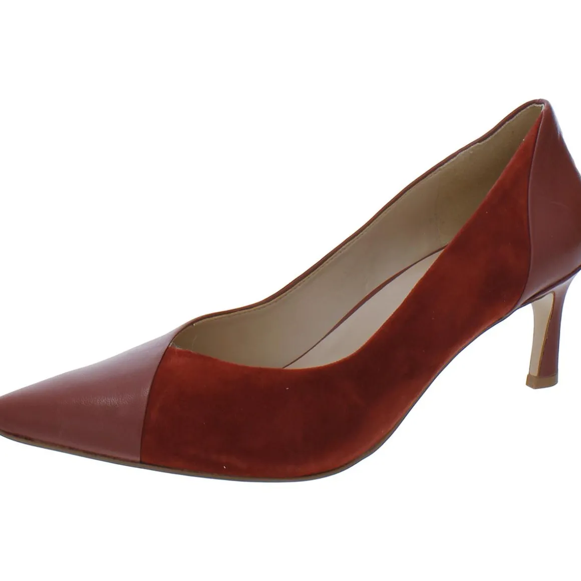 Faris Leather Pointed Toe Pumps