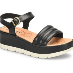 Faro Leather Ankle Strap Platform Sandals