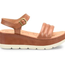 Faro Leather Ankle Strap Platform Sandals