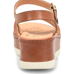 Faro Leather Ankle Strap Platform Sandals