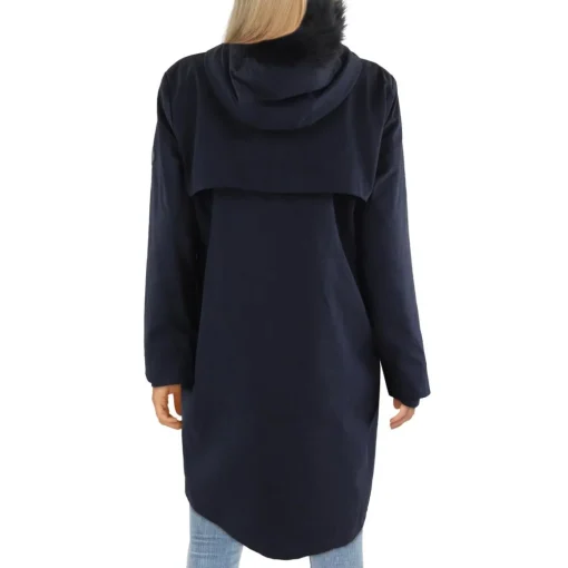 Faux Fur Cotton Parka Coat