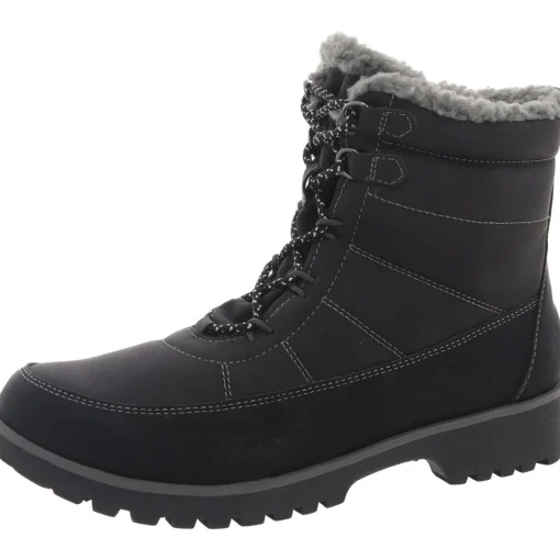 Faux Fur Faux Leather Winter & Snow Boots