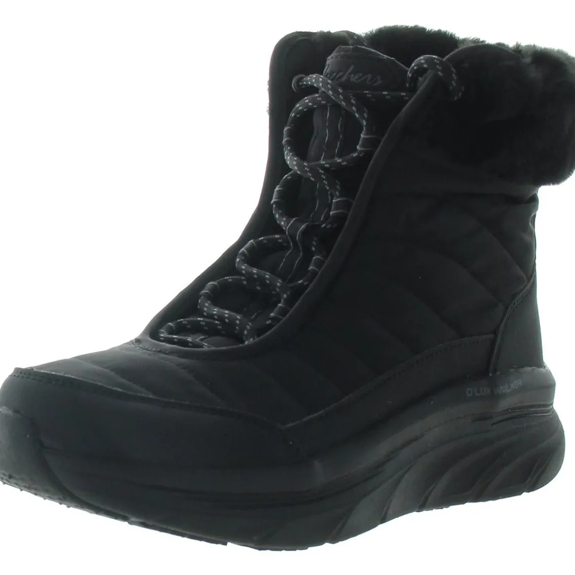 Faux Fur Lined Faux Fur Shearling Boots