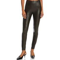 Faux Leather High Waist Leggings