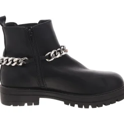 Faux Leather Lugged Chelsea Boots