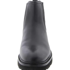 Faux Leather Round toe Ankle Boots