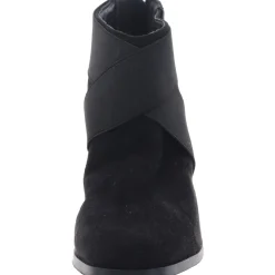 Faux Suede Block Heel Booties