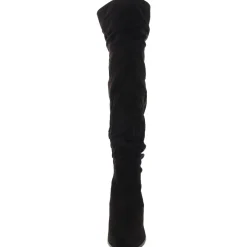 Faux Suede Extra Wide Calf Over-The-Knee Boots