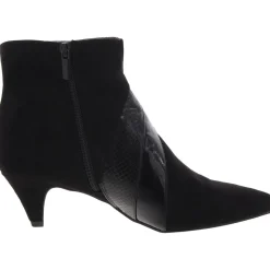 Faux Suede Mixed Media Booties