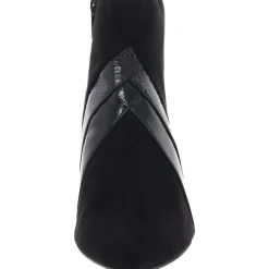 Faux Suede Mixed Media Booties