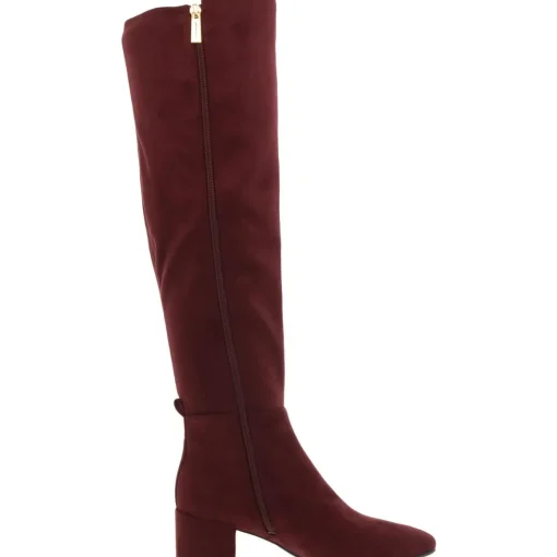 Faux Suede Tall Over-The-Knee Boots
