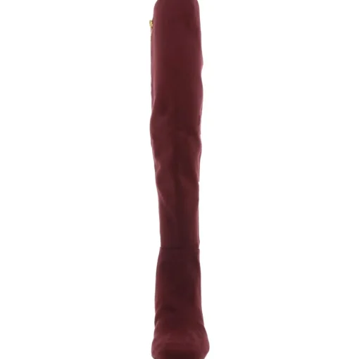 Faux Suede Tall Over-The-Knee Boots