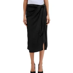 Faux Wrap Wrap Skirt