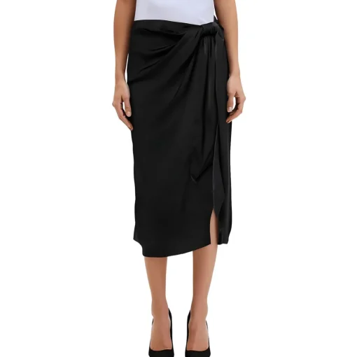 Faux Wrap Wrap Skirt
