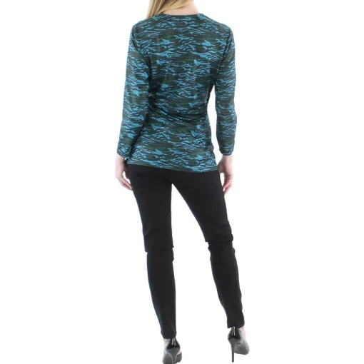 Faux Wrap Tie Waist Wrap Top
