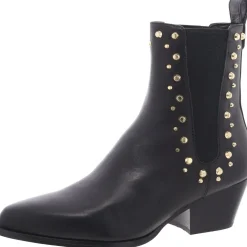 40F4CLME7L Jeweled Leather Chelsea Boots