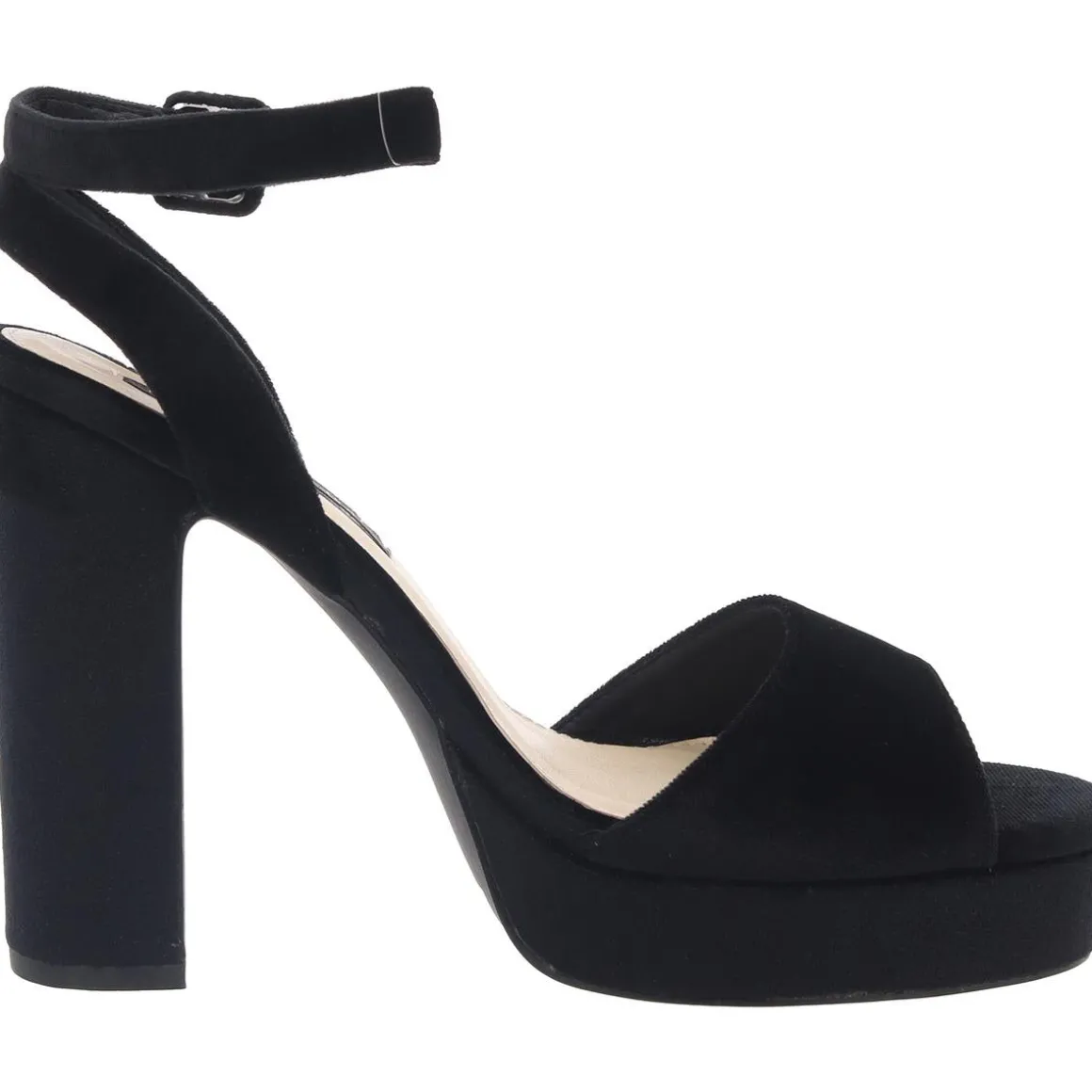 FCTRYN Solid Vegan Suede Platform Heels