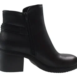Felicia Faux Leather Zipper Booties