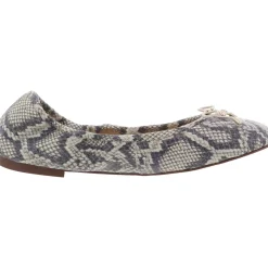 Felicia Leather Embellished Ballet Flats