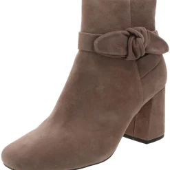 Felicity Suede Bow Booties