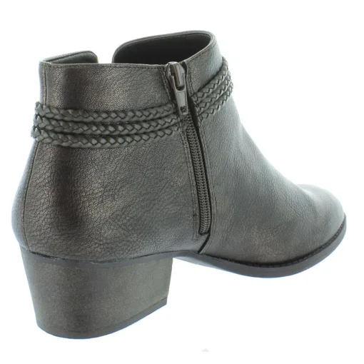 Fellicity Faux Leather Ankle Booties