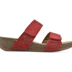 Ferula Suede Adjutsable Wedge Sandals