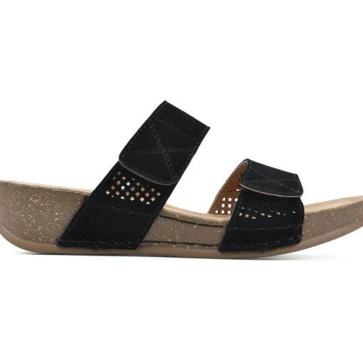 Ferula Suede Adjutsable Wedge Sandals