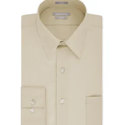 Fitted Spread Collar Dress Shirt