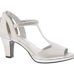 Flash Embellished T-Strap Heels