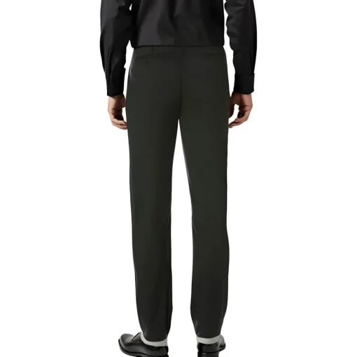 Flat Front Trousers Dress Pants