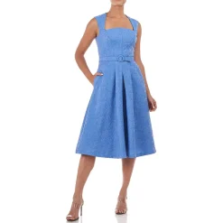 Floral Midi Cocktail and Party Dress