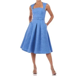 Floral Midi Cocktail and Party Dress