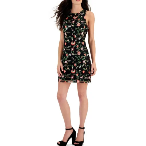 Floral Mini Cocktail And Party Dress