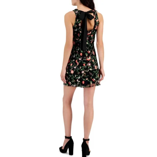 Floral Mini Cocktail And Party Dress