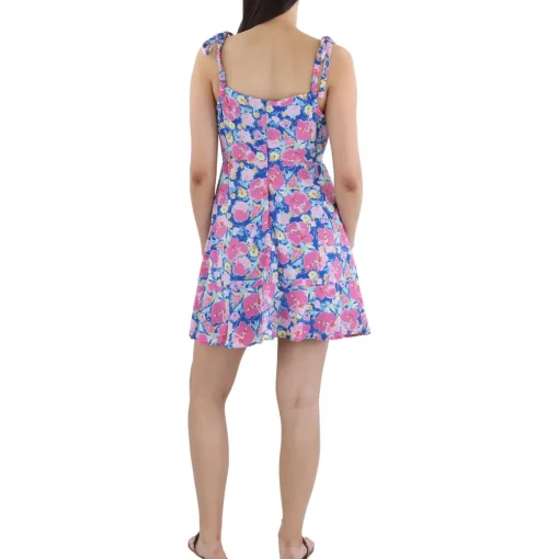 Floral Print Mini Dress