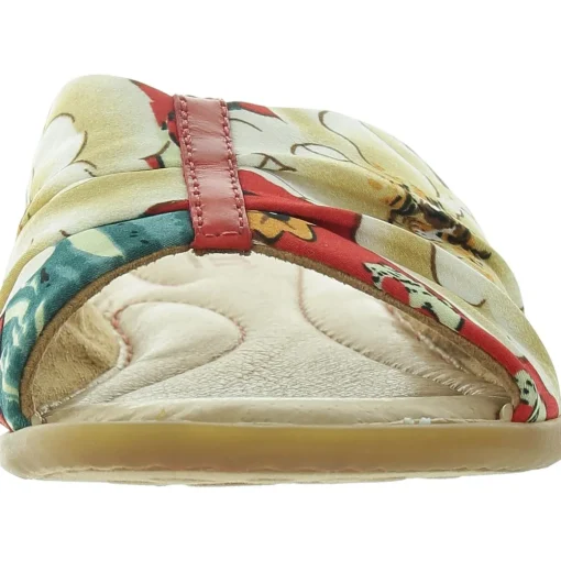 Floral Print Slide Sandals
