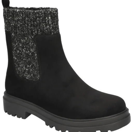 Gable Suede Round Toe Booties