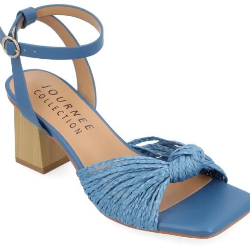Galinda Strappy Straw Slingback Sandals