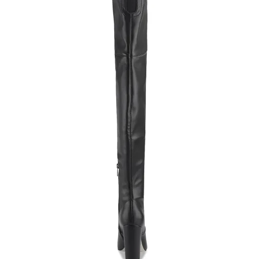 Garalyn 2 Faux Leather Embossed Over-The-Knee Boots