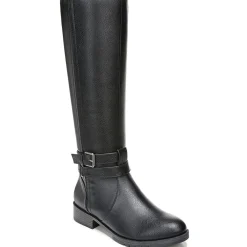 Garrison Zipper Faux Leather Knee-High Boots