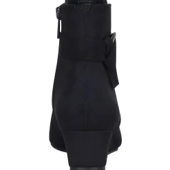 Gasha Faux Suede Embellished Booties